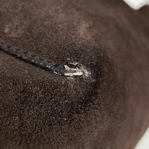 Gucci brown shoulder bag suede